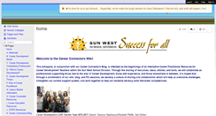 Desktop Screenshot of careerconnectors.wikispaces.com