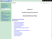 Tablet Screenshot of focusedeld.wikispaces.com