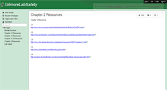 Desktop Screenshot of gilmorelabsafety.wikispaces.com