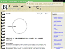 Tablet Screenshot of hwp2011.wikispaces.com