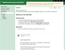 Tablet Screenshot of fashionshowproduction.wikispaces.com