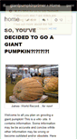 Mobile Screenshot of giantpumpkinprimer.wikispaces.com