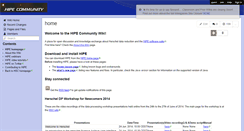 Desktop Screenshot of hipecommunity.wikispaces.com
