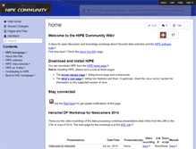 Tablet Screenshot of hipecommunity.wikispaces.com