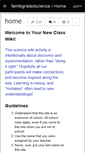 Mobile Screenshot of faintegratedscience.wikispaces.com
