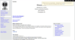 Desktop Screenshot of educon22.wikispaces.com