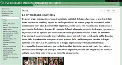 Desktop Screenshot of diversidadlinguisticasproyecto6.wikispaces.com