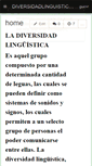 Mobile Screenshot of diversidadlinguisticasproyecto6.wikispaces.com