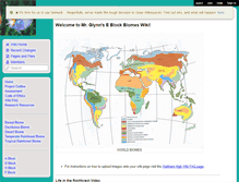 Tablet Screenshot of biomee.wikispaces.com