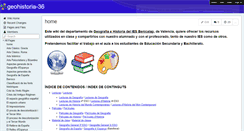 Desktop Screenshot of geohistoria-36.wikispaces.com