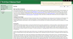 Desktop Screenshot of evil-eye-hideous-heart.wikispaces.com