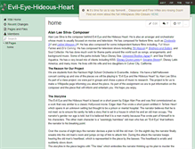Tablet Screenshot of evil-eye-hideous-heart.wikispaces.com