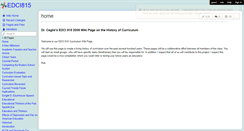 Desktop Screenshot of edci815.wikispaces.com