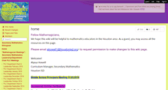 Desktop Screenshot of houstonmath.wikispaces.com