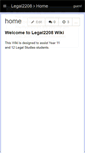 Mobile Screenshot of legal2208.wikispaces.com