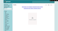 Desktop Screenshot of gimmel.wikispaces.com