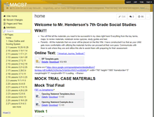 Tablet Screenshot of macs7.wikispaces.com