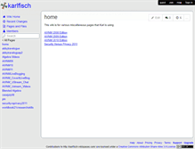 Tablet Screenshot of karlfisch.wikispaces.com
