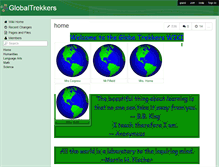 Tablet Screenshot of globaltrekkers.wikispaces.com