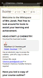 Mobile Screenshot of chemrox.wikispaces.com