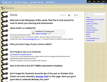 Tablet Screenshot of chemrox.wikispaces.com