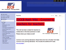 Tablet Screenshot of e2ccbmath.wikispaces.com