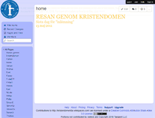 Tablet Screenshot of kristendomen8a.wikispaces.com