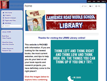 Tablet Screenshot of lrmslibrary.wikispaces.com