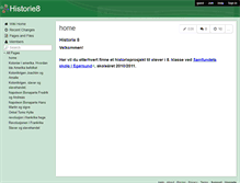 Tablet Screenshot of historie8.wikispaces.com