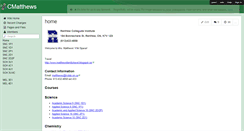 Desktop Screenshot of cmatthews.wikispaces.com