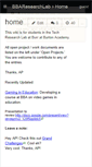 Mobile Screenshot of bbaresearchlab.wikispaces.com