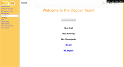 Desktop Screenshot of copper-team.wikispaces.com