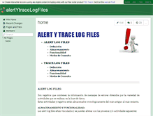 Tablet Screenshot of alertytracelogfiles.wikispaces.com