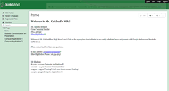 Desktop Screenshot of lkirkland.wikispaces.com