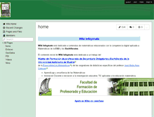 Tablet Screenshot of infoymate.wikispaces.com