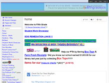 Tablet Screenshot of fifthgradejcs.wikispaces.com