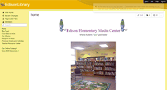 Desktop Screenshot of edisonlibrary.wikispaces.com