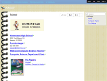 Tablet Screenshot of ccjaeger.wikispaces.com