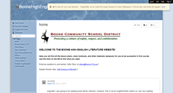 Desktop Screenshot of boonehighenglishliterature.wikispaces.com