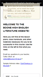Mobile Screenshot of boonehighenglishliterature.wikispaces.com