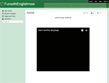 Tablet Screenshot of funwithenglishnow.wikispaces.com