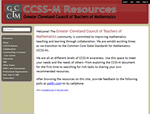 Tablet Screenshot of ccssmresources.wikispaces.com