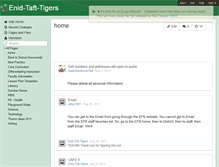Tablet Screenshot of enid-taft-tigers.wikispaces.com