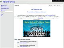 Tablet Screenshot of hsnfsteven.wikispaces.com