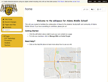 Tablet Screenshot of amspanthers.wikispaces.com