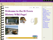 Tablet Screenshot of h-townhistorywikipage.wikispaces.com