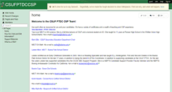 Desktop Screenshot of csufptdccsp.wikispaces.com