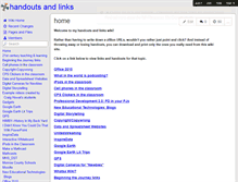 Tablet Screenshot of jdornberghandouts.wikispaces.com