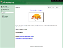 Tablet Screenshot of jaimepaguay.wikispaces.com