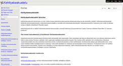 Desktop Screenshot of kehityskeskustelu.wikispaces.com